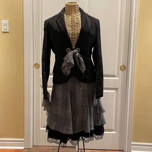Beautifully tailored jacket and skirt set